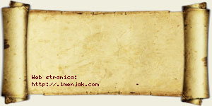 Andjelina Kadijević vizit kartica